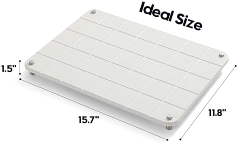 Razborci Stone Dish Drying Mat for Kitchen Counter, Water Absorbing Bathroom Tray Sink Organizer, Diatomaceous Earth Cou