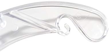 NAHANCO 17" Medium Weight Plastic Shirt Hanger, Clear (Pack of 100), Made in USA