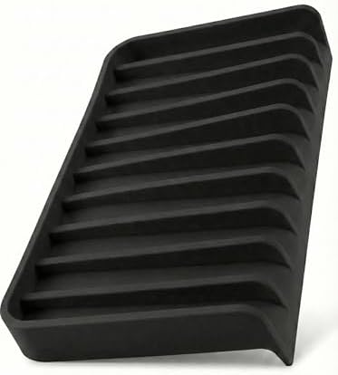 Effilogic Silicone Sponge Holder – Self-Draining Sink Organizer- Faucet Mat for Kitchen - Countertop Protector - Large B