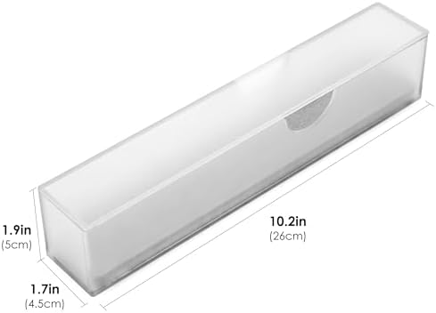 Acrylic Electric Toothbrush Holder with Diatomite Drying Stone, Bathroom Drawer Organizer with Drainage Hole for Tooth B