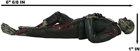 Ebros Gift Walking Dead Walker Hunter Impaled Zombie Pen Holder - 6.75"L Office Desktop Pencil Holder