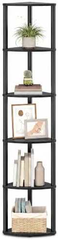 VASAGLE Superfast Toolless Assembly 6-Tier Corner Shelf