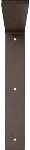 2"W x 12"D x 12"H Hamilton Steel Bracket, Hammered Brown