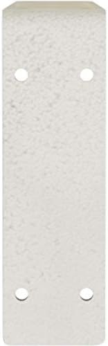 Ekena Millwork BKTM02X16X06EBHWH Steel Bracket Embrey, 2"W x 16"D x 6 1/2"H, Hammered White