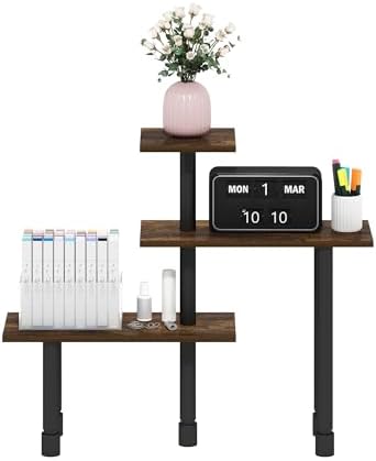 Furinno Turn-N-Tube Kitchen Countertop Organizer, 3-Tier Corner Countertop Organizer Shelf, Corner Shelf, for Kitchen, P