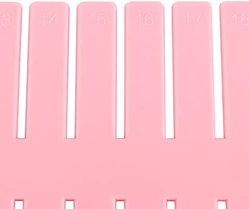 ZOENHOU 60 PCS DIY Drawer Divider Organizers, Pink Grid Drawer Dividers, Adjustable Premium Plastic Organizers for Makeu