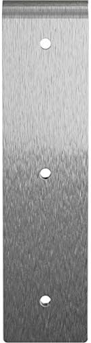 Ekena Millwork BKTM02X08X08HASS 2-Inch W x 8-Inch D x 8-Inch H Hamilton Bracket, Stainless Steel