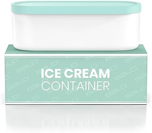 BALCI 2 Quart Ice Cream Container - Freezer Tub (Mint)