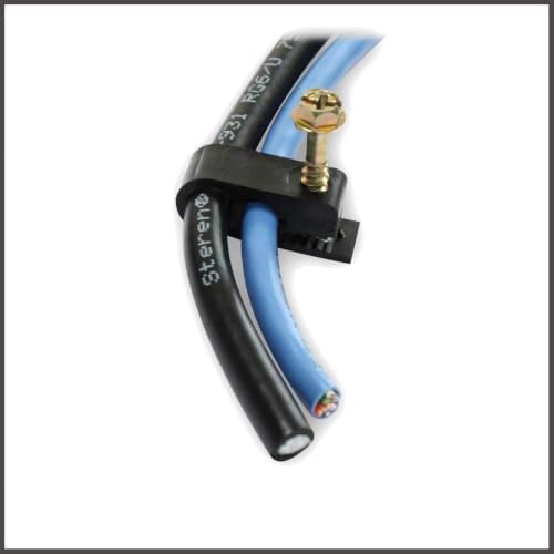 STEREN Coaxial Cable Clips - Cable Holder - Wire Clips - Siding Clips for Hanging - Cord Holder for Desk - Cable Clamps 