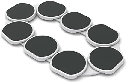 The Lazy Susan Revolution - Full Set - Dark Gray - The First Patented Lazy Susan Turntable Expandable for Rectangular & 