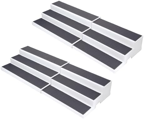 Copco – Pro Expandable 3 Tier Cabinet Organizer – Gray, Set of 2