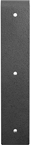 2"W x 10"D x 10"H Hamilton Steel Bracket, Hammered Silver