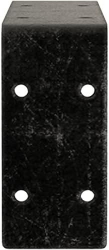 Ekena Millwork BKTM02X08X04EBASV Steel Bracket Embrey, 2" W x 8" D x 4 1/4" H, Antiqued Silver