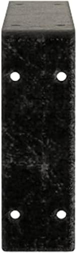 Ekena Millwork BKTM02X14X05EBASV Steel Bracket Embrey, 2" W x 14" D x 5 1/4" H, Antiqued Silver