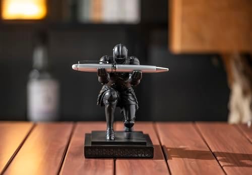Knight Pen Holder Desk Organizers and Accessories as Gift Black