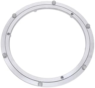 Aluminum Heavy Duty Lazy Susan Rotating Turntable Bearing Swivel Plate Hardware for Dining-Table (12 inch)
