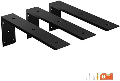 NEODROP 3-Pack 16 Inch Countertop Support Brackets, Heavy Duty L Brackets for Quartz/Wood/Laminate/Granite Countertops |