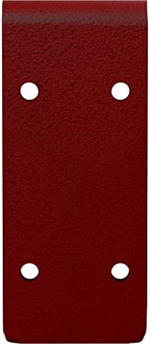 Ekena Millwork BKTM02X10X04EBHRE Steel Bracket Embrey, 2"W x 10"D x 4 3/4"H, Hammered Bright Red