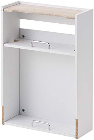 Takeda Corporation Oak/WH H9-KSB60OAK Cable Storage Box, Vintage-Style Cable Storage Box, High Type