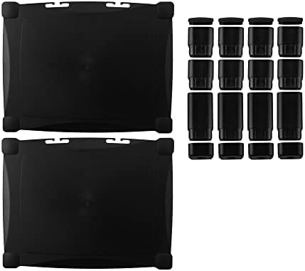 Kantek Two-Level Monitor Stand, 17" X 13.25" X 3.5" To 7", Black, Supports 50 Lbs