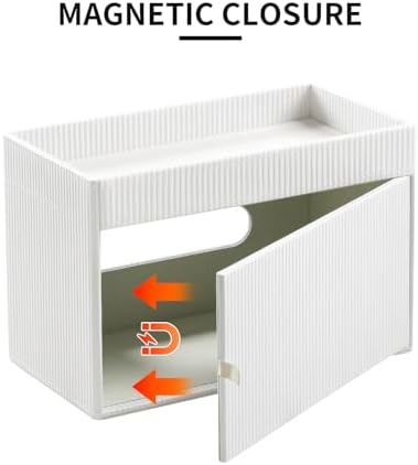 Rectangular Tissue Box Cover PU Leather Tissue Box Holder Rectangle