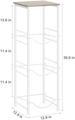 Water Bottle Storage Holder 5 Gallon Drink Dispenser Stand With Table 3-Tier Heavy Duty Water Cooler Jug Rack Water Bott