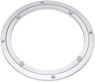 Aluminum Heavy Duty Lazy Susan Rotating Turntable Bearing Swivel Plate Hardware for Dining-Table (10 inch)
