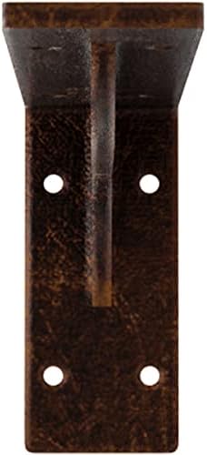Ekena Millwork BKTM02X10X04EBACO Steel Bracket Embrey, 2"W x 10"D x 4 3/4"H, Antiqued Copper