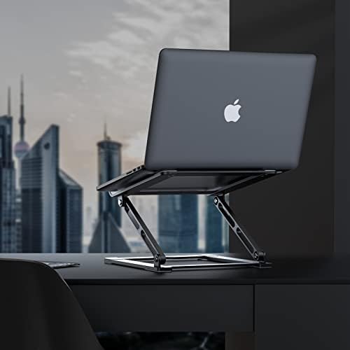 Laptop Stand for Desk, Adjustable Laptop Stand Holder Portable Laptop Riser with Multi-Angle Height Adjustable Computer 