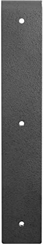 2"W x 12"D x 12"H Hamilton Steel Bracket, Hammered Silver