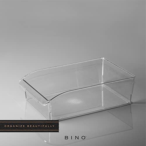 BINO | Plastic Storage Bins, Medium | THE CURVE COLLECTION | Multi-Use Organizer Bins | Storage Containers Kitchen, Pant