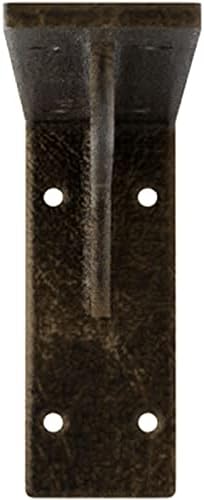 2" W x 12" D x 5 1/4" H Embrey Steel Bracket, Antiqued Pale Gold
