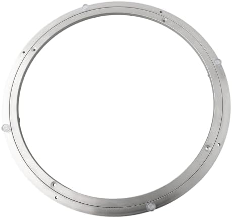 16in Stainless Steel Swivel Turntable Lazy Susan Base, Rotating Bearing, Aluminum Alloy