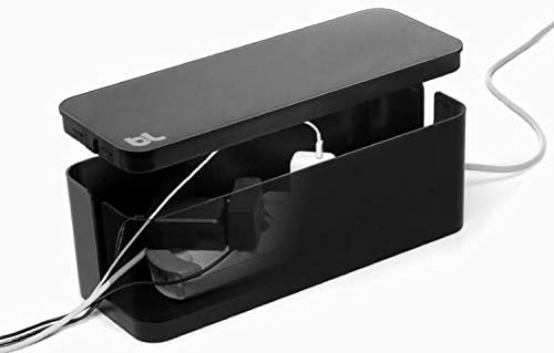 Bluelounge CableBox Cable and Cord Management System - (Black) - Pack of 2