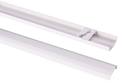 Cable Cover Raceway Organizer Management KIT for Flat Screen TV MOUNTS (29 Inches Length, 1 Pack)