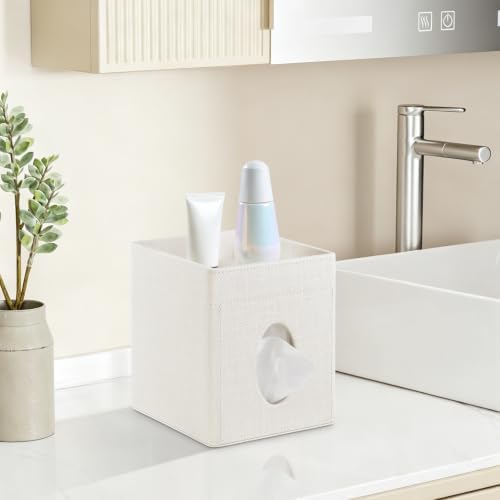PU Leather Tissue Box Cover Square Tissue Box Holder Tissue Holder