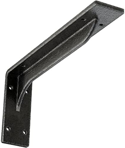 2" W x 12" D x 5 1/4" H Embrey Steel Bracket, Antiqued Pewter