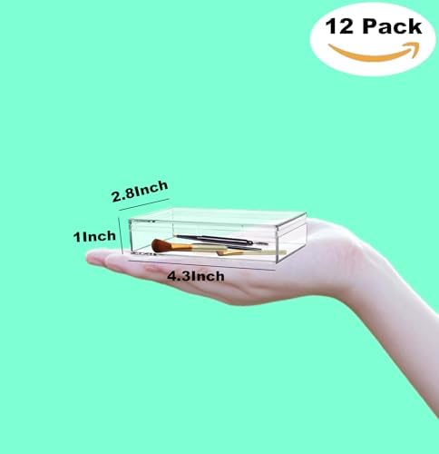 Acrylic Candy Boxes Small Clear Box with Lid Transparent Wedding Party Favor Plastic Square Cube