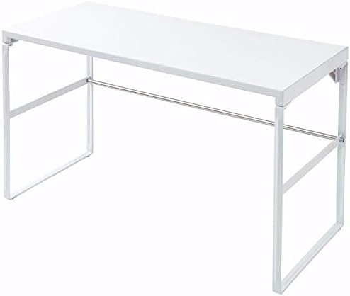 Lihit Lab A7336-0 Computer Stand, Monitor Stand, Desk Stand, White, Width 23.2 x Depth 9.8 x Height 13.2 inches (59 x 25