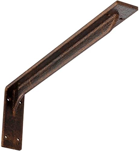 Ekena Millwork BKTM02X20X06EBACO Steel Bracket Embrey, 2" W x 20" D x 6 1/2" H, Antiqued Copper