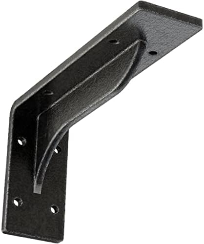 2" W x 8" D x 4 1/4" H Embrey Steel Bracket, Antiqued Pewter