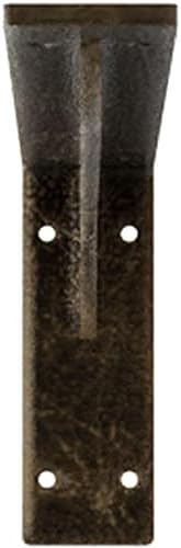 2" W x 20" D x 6 1/2" H Embrey Steel Bracket, Antiqued Pale Gold
