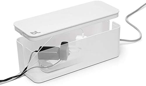 Bluelounge CableBox Cable and Cord Management System - (White) - Pack of 2