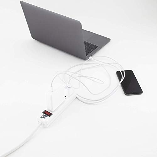 Bluelounge CableBox Mini Cable Management with Small Surge Protector, Black (CBM-BL)