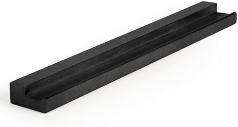 RICHFOCUS Vinyl Wall Mount, 1 Pack Solid Wood Record Shelf, Album Record Holder Display, 12 inch Floating Shelves for Wa