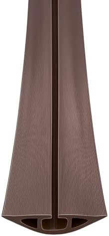Electriduct D-2 Rubber Duct Cord Cover - 30 Inch (2.5 Feet) Brown Floor Cable Protector