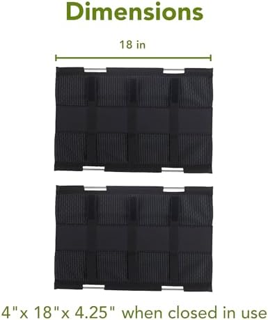 Perfect POSTURE Mesh Cable Management Tray Cord Organizer - 2 Piece - 19"