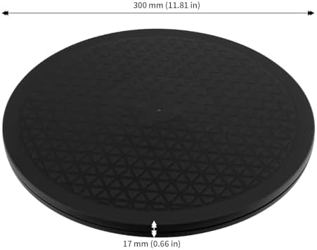 JAPCHET 6 Pack 12 Inch Bonsai Turntable, Heavy Duty Rotating Lazy Susan Turntable Garden Swivel Stand Turntable, 44lbs L