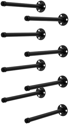 12 Inch Pipe Shelf Brackets 8 Pack Floating Shelf Bracket Support