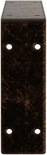 Ekena Millwork BKTM02X14X05EBABZ Steel Bracket Embrey, 2"W x 14"D x 5 1/4"H, Antiqued Bronze